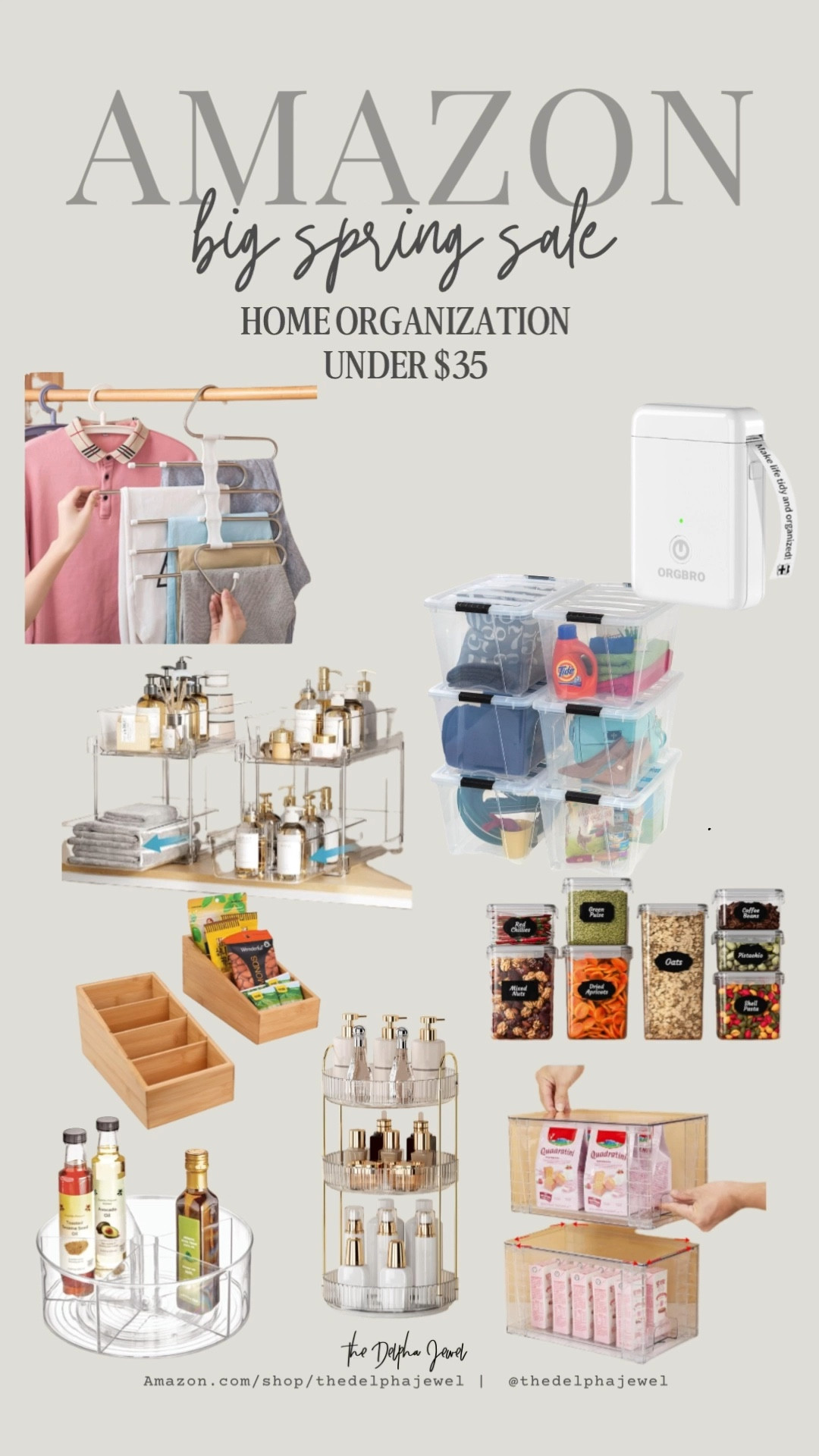 ‼️Under $35 deals on home organization ‼️ Spring refresh made easy with so many Amazon picks!

Closet organization, kitchen organization, label maker, home organization

#LTKHome #LTKBeauty #LTKSaleAlert