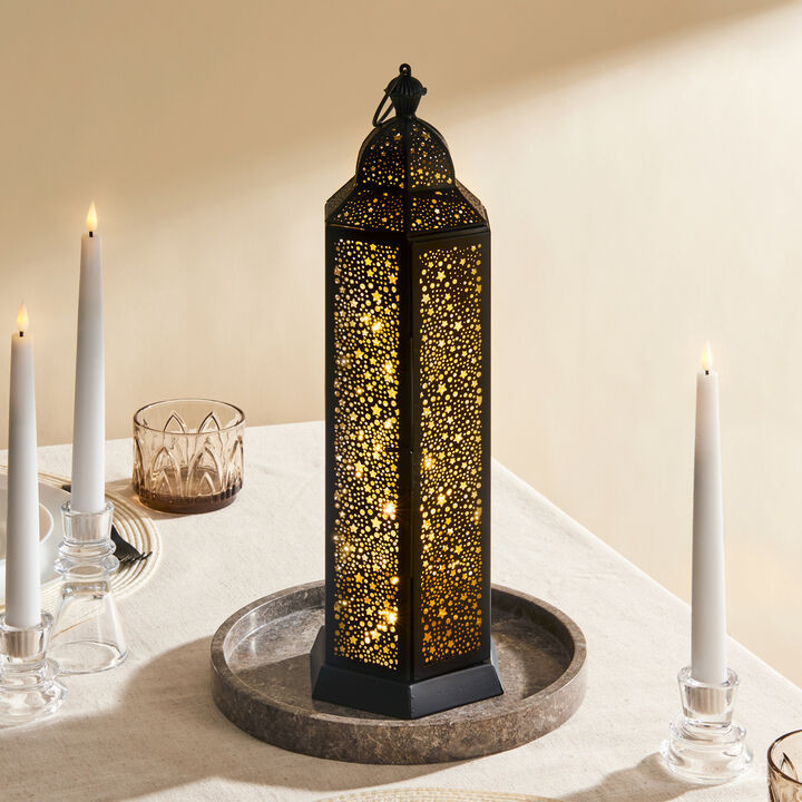 Stella Star Lantern with Fairy Lights, Large | Lights.com