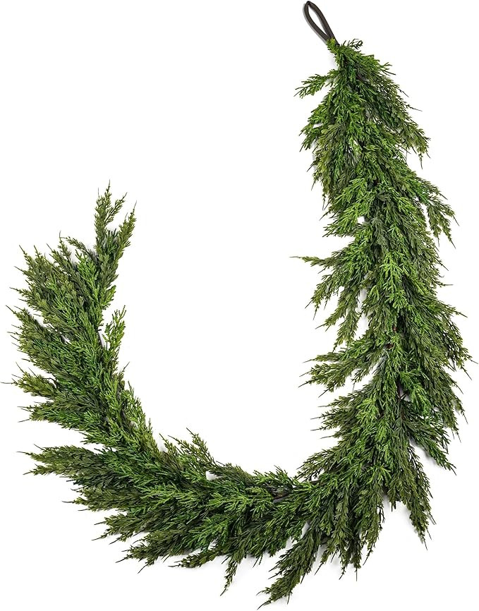 Norfolk Pine Garland 6ft Real Touch Realistic Christmas Pine Garland, Greenery Artificial Christm... | Amazon (US)