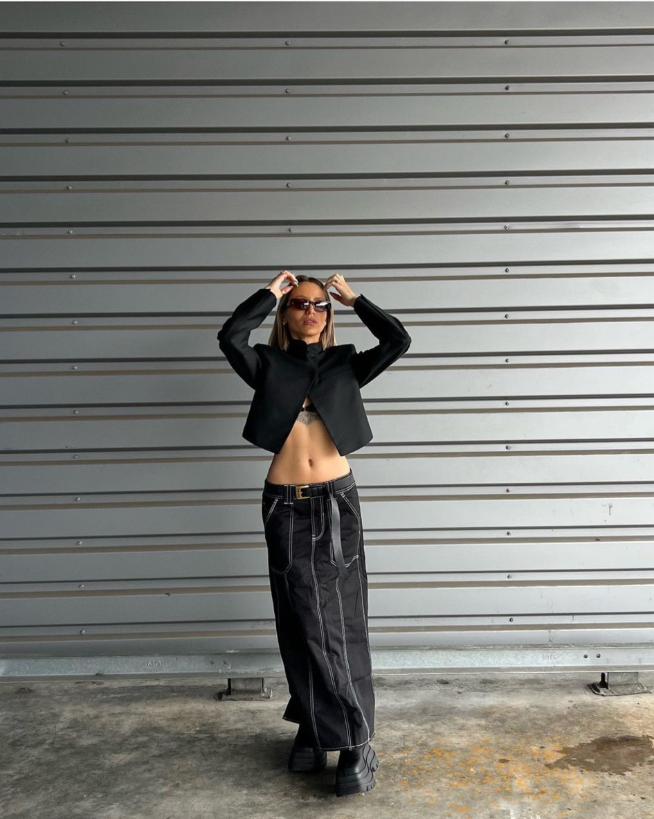 Nasty gal black skirt, cropped black blazer and chunky ankle boots

#LTKstyletip #LTKeurope #LTKSeasonal