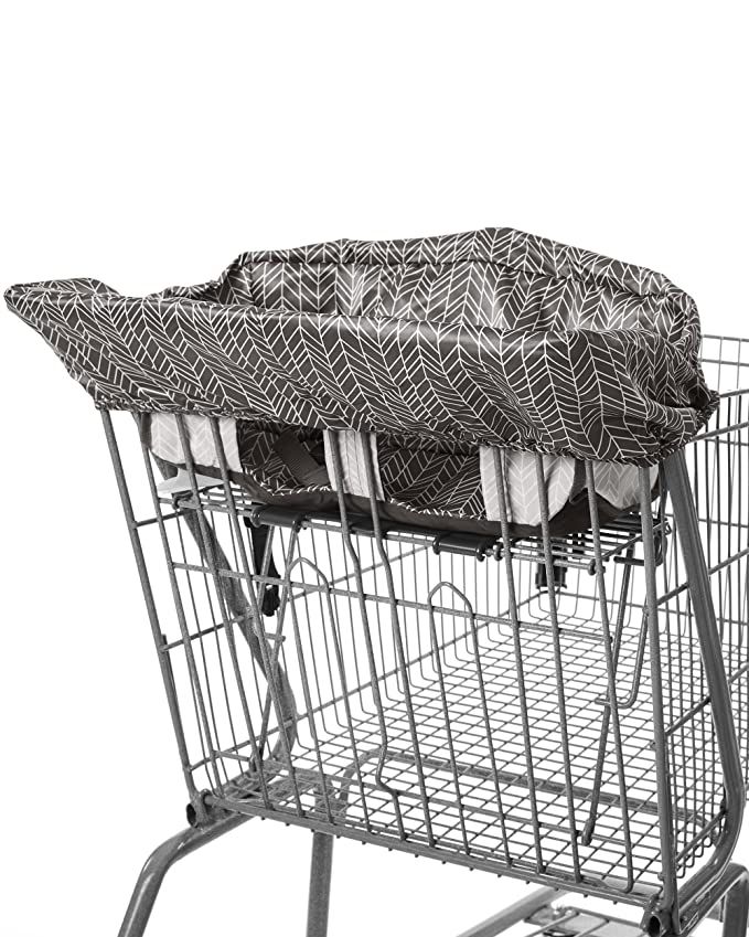 Skip Hop Shopping Cart Cover, Take Cover, Grey Feather | Amazon (US)