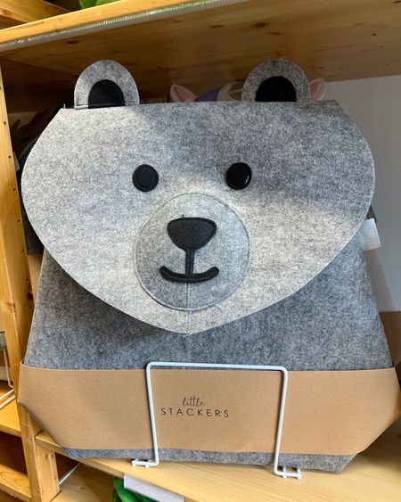Little bear hamper is made of lightweight soft felt. Use for dirty laundry or toy storage. Style with neutral color or animal themed kid’s bedroom or playroom 🐘🧸🦄

#LTKFind #LTKhome #LTKkids