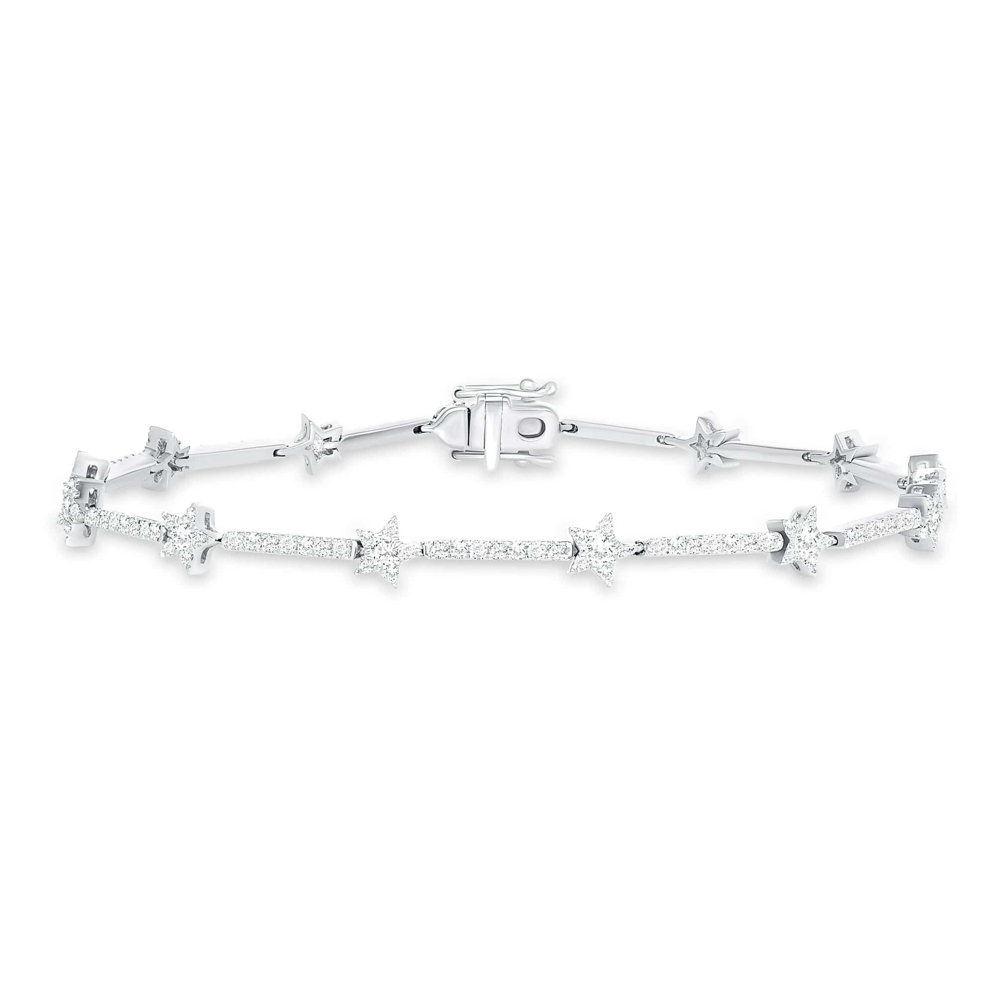 Star Diamond Tennis Bracelet | Happy Jewelers