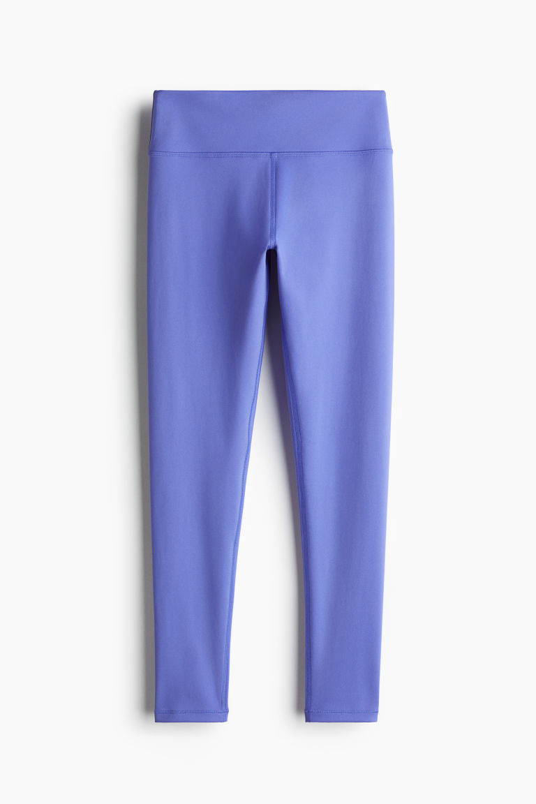 H & M - Sports leggings in DryMove - Blue | H&M (UK, MY, IN, SG, PH, TW, HK)