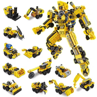 SYNCFUN STEM Building Toys for Kids, 25-in-1 Fire Truck Toys Building Block Set, Engineering Building Bricks Fire Truck Vehicles Present Set | Target