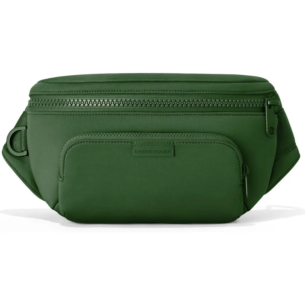 Dagne Dover Jax Large Neoprene Belt Bag in Pine at Nordstrom | Nordstrom