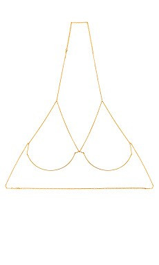 Amber Sceats x REVOLVE Underwire Chain Bra in Gold from Revolve.com | Revolve Clothing (Global)