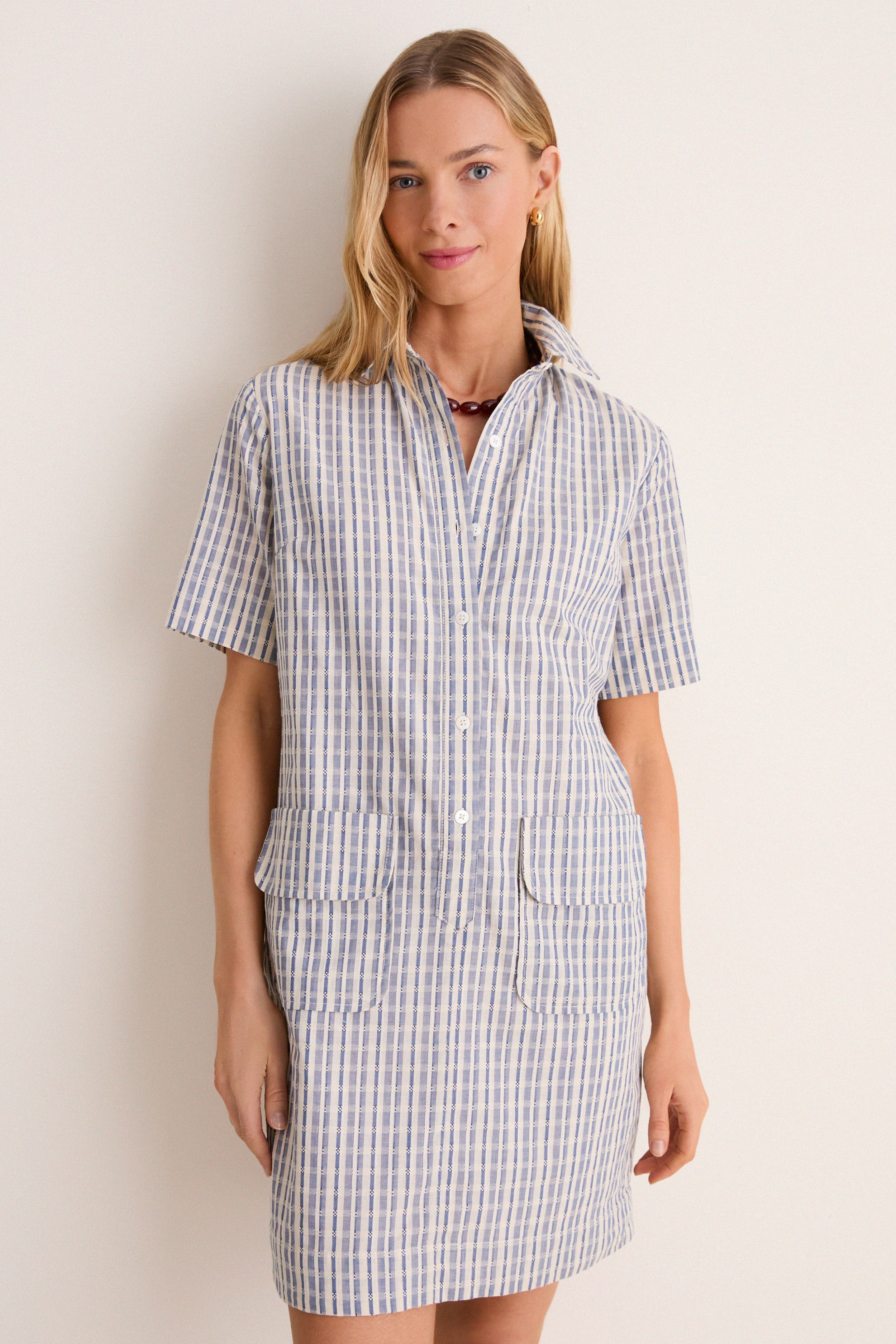 Dobby Stripe Joanna Dress | Tuckernuck (US)