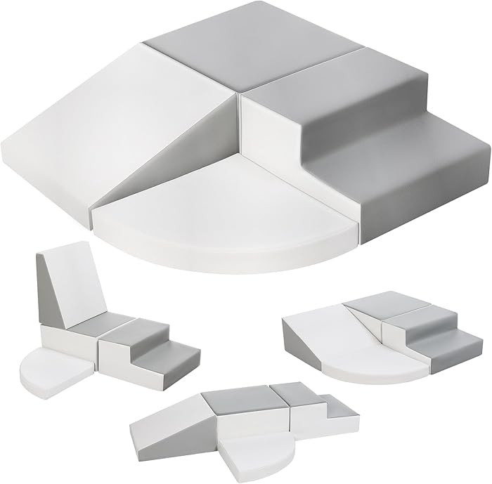 Sumbababy Climbing Foam Blocks for Toddlers: Waterproof Pu Leather Soft Climber - 4 Pcs Toddler I... | Amazon (US)