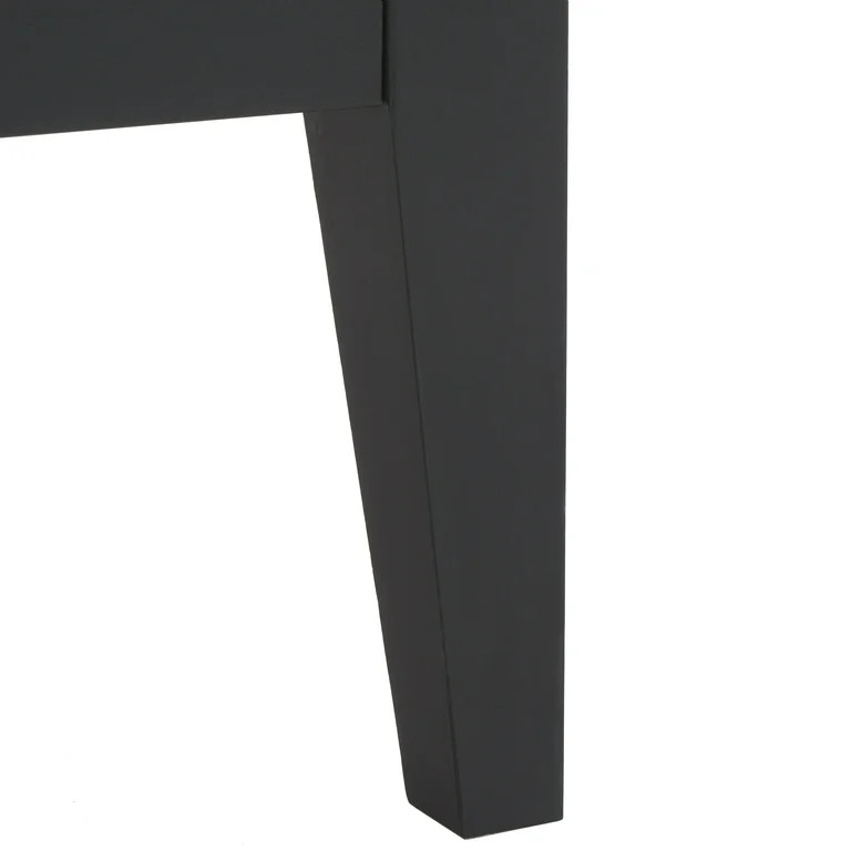 SAFAVIEH Sondra Traditional 2 Drawer Nightstand,Black/Gold | Walmart (US)