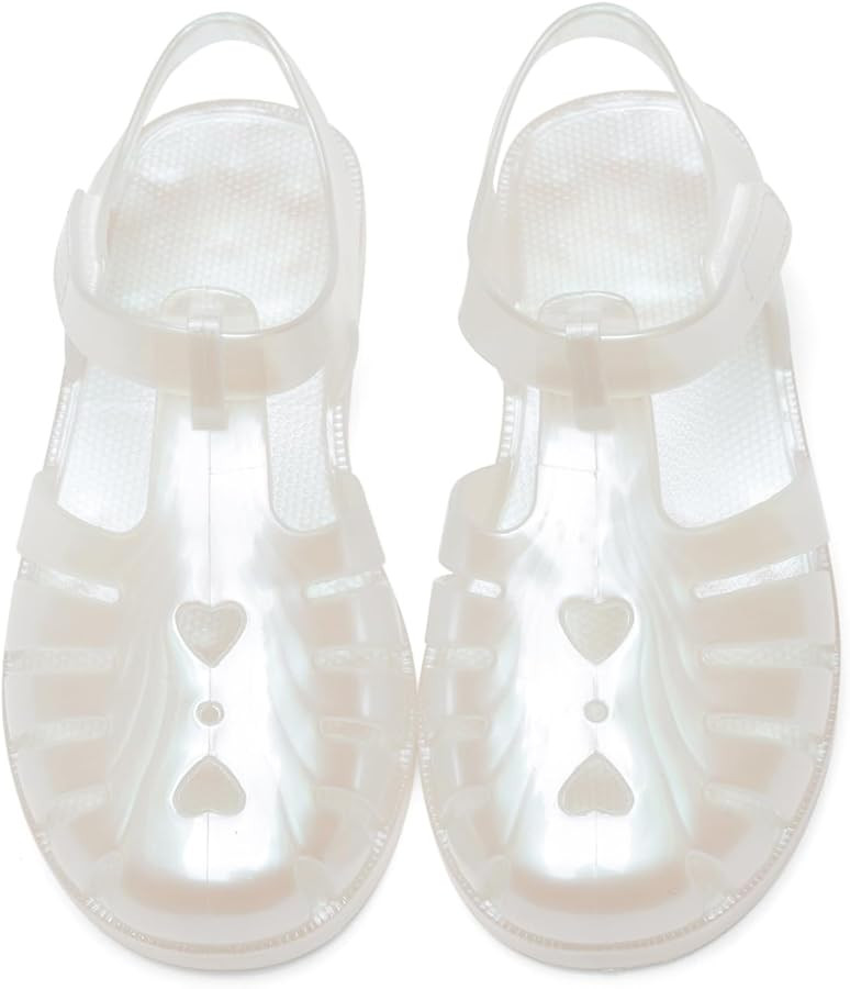 Girls Jelly Sandals Summer Costume Princess Dress Flat Breathable Waterproof Fisherman Gladiator ... | Amazon (US)