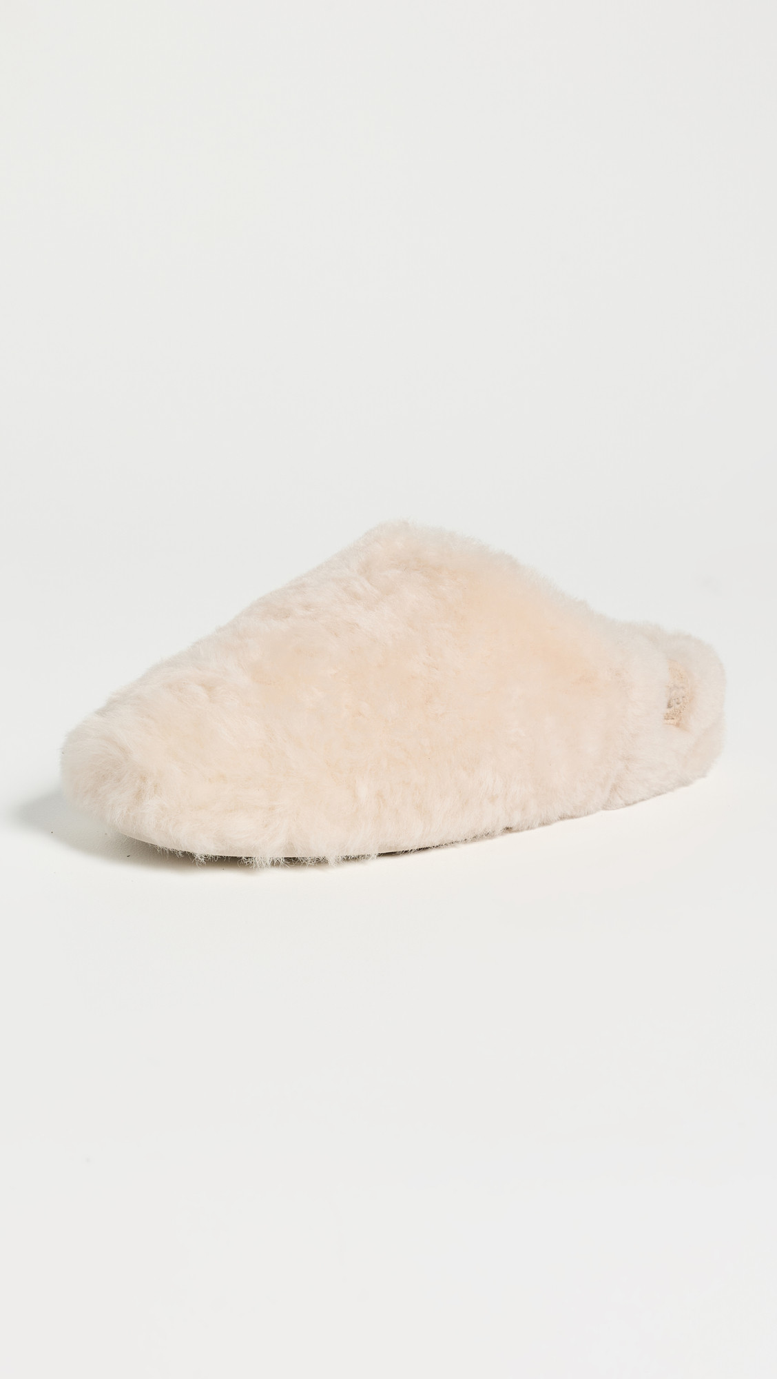 UGG Elea Fluffed Slip-On Slippers Natural 12 | Shopbop