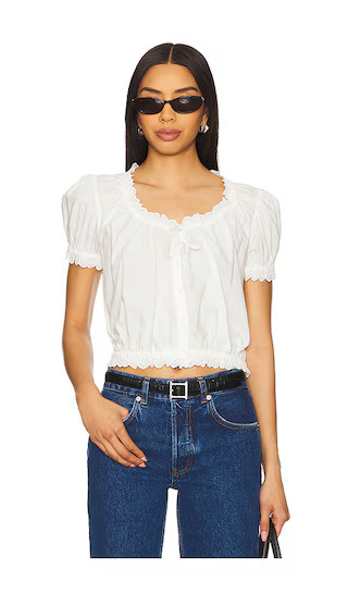 Peyton Top in White | Revolve Clothing (Global)