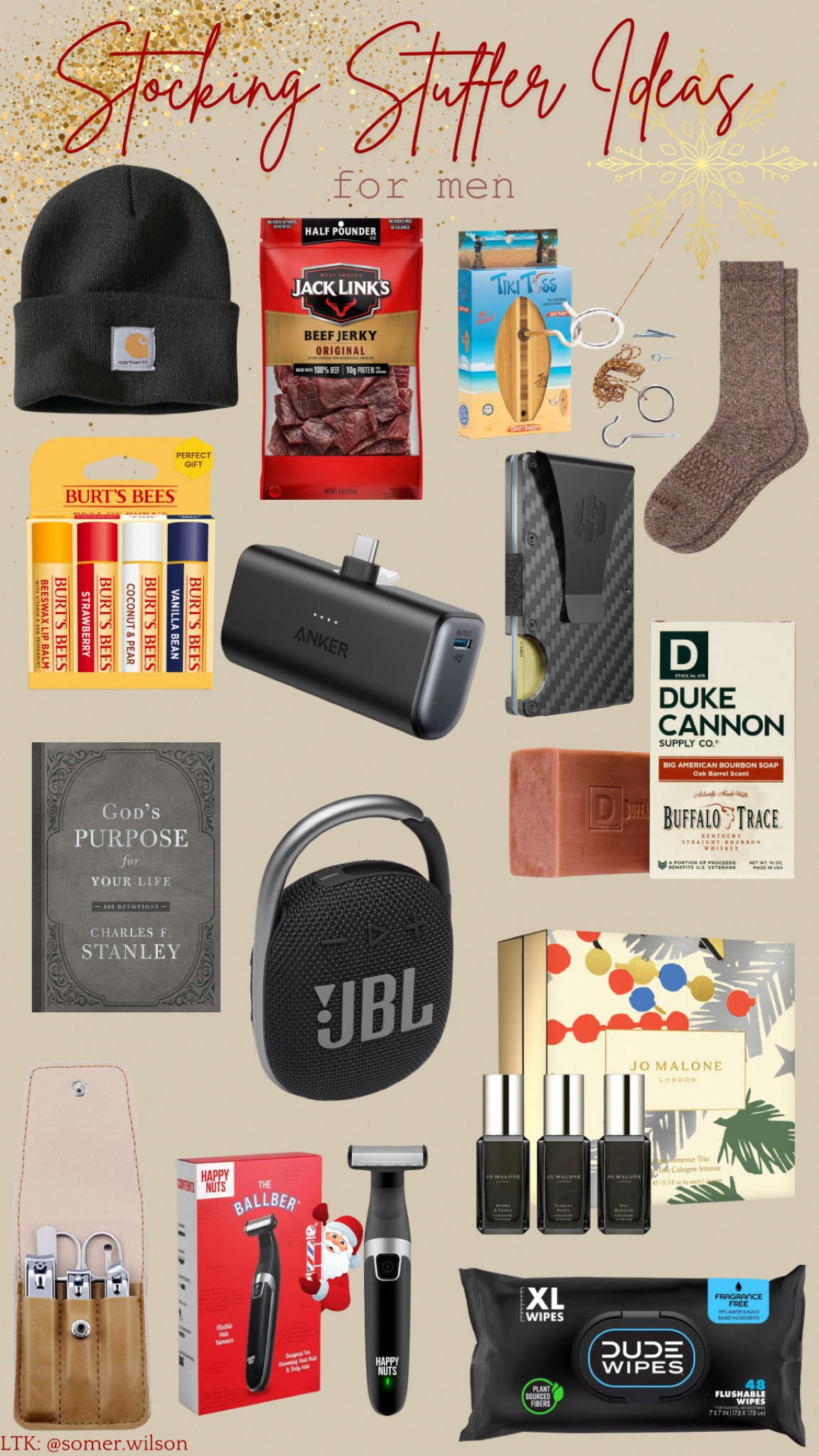Stocking Stuffer or Christmas Gift Ideas for Men! 

#LTKGiftGuide #LTKMens #LTKHoliday