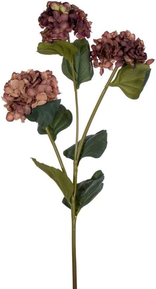 Vickerman 33" Coffee Artificial Hydrangea Spray with Three Flower Heads, 2 per Bag. | Amazon (US)