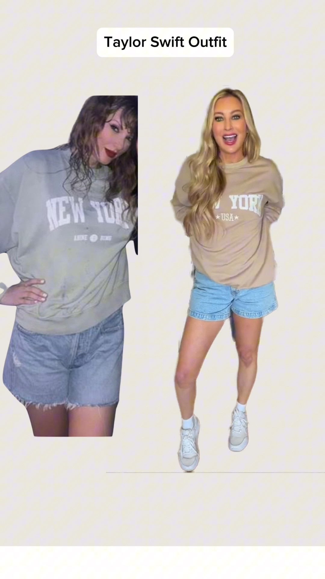 Taylor Swift outfit idea: mom jeans and Nee York sweatshirt. Easy and cute! 
#taylorswift #style #outfits #swiftie

#LTKStyleTip