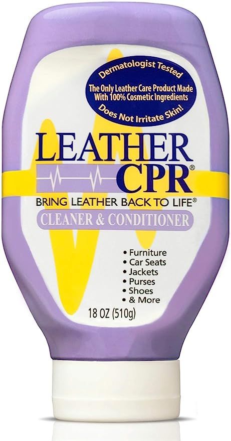 Leather CPR Cleaner & Conditioner 18oz - Best Leather Cleaner & Conditioner. Cleans, Conditions, ... | Amazon (US)