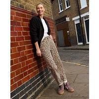 Pure Cotton Leopard Straight Leg Jean | Simply Be (UK)