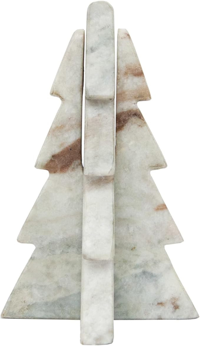Creative Co-Op Interlocking Marble Tree Decor, Natural Varying Colors | Amazon (US)