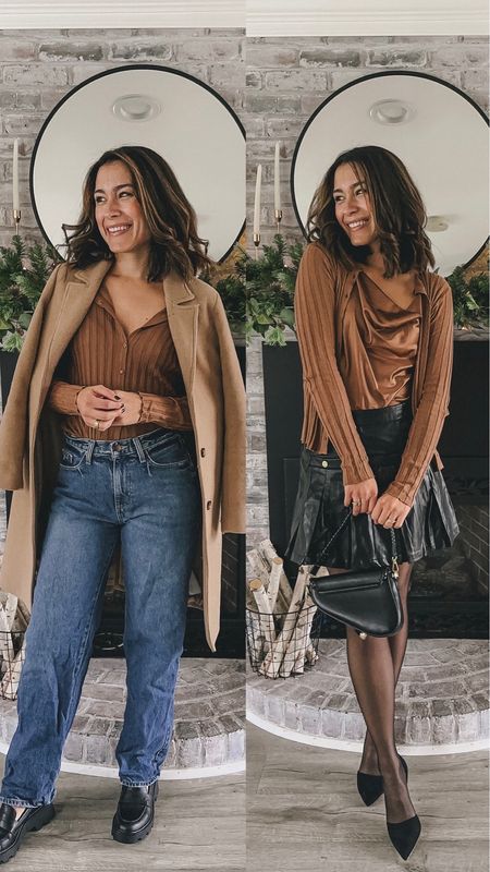 Help me decide which way to style my new Slim Ribbed Cardigan from @brassclothing for a little holiday get together with my girlfriends. 🤎

#holidayoutfits #casualholidaystyle #casualstyle #winterfashion #winteraesthetic #momstyle #styleover30 #girlsnightoutfit 

Winter fashion, girls night outfit, fashion style, casual look, outfit inspiration, casual outfit, outfit inspo, outfits for moms, style over 30, casual outfits, casual holiday outfit

#LTKfindsunder100 #LTKparties #LTKHoliday
