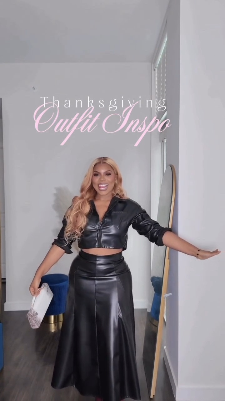 Happy Friday! This faux leather two piece set is the perfect Fall & Thanksgiving outfit. Which style do you like better??



#thanksgivingoutfit #friendsgivingoutfit #falloutfitinspo #fauxleatherset #miamiinfluencer

#LTKStyleTip #LTKMidsize #LTKFindsUnder100