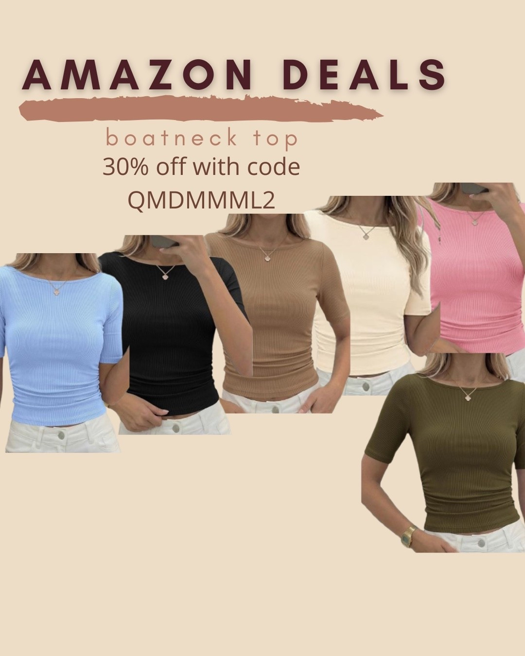 $7-$9 ends 3/31

Amazon fashion
Amazon deals
Boatneck top


#LTKSaleAlert