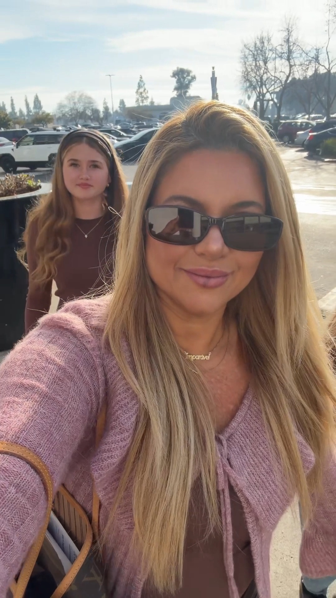 Mom + mini moments 🤎
Loved this casual-chic day look with my girls. I’m wearing my favorite pink knit cardigan paired with faux leather pants (so flattering and comfy), and neutral heels that go with everything. The girls are in the cutest everyday basics—brown ribbed tops and classic straight-leg jeans that are perfect for school or weekends. Linking my outfit and similar pieces for the girls so you can recreate this easy, fall-winter ready look ✨🍂

#LTKmomlife #LTKOver40 #LTKdayinmylife