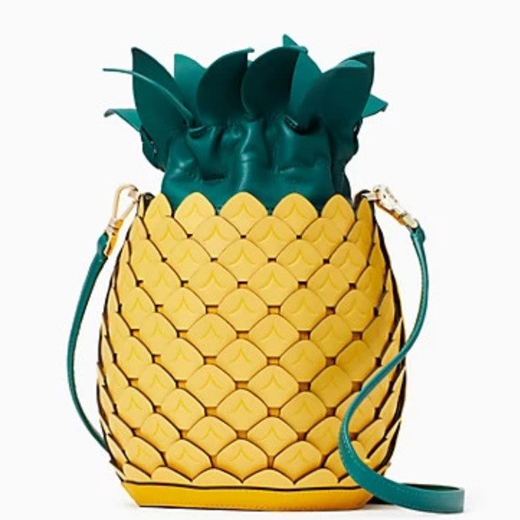 Kate Spade New York Pineapple Crossbody Bucket Bag Amazing Colada Novelty | Poshmark