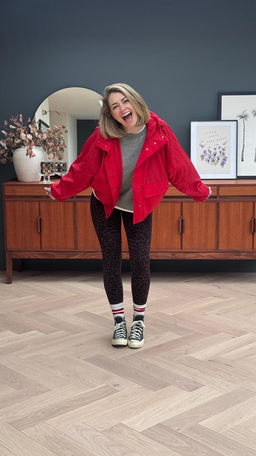 School-run vibes but make it fun — pops of colour and a little wild 🐆❤️

#LTKuk #LTKspring #LTKstyletip