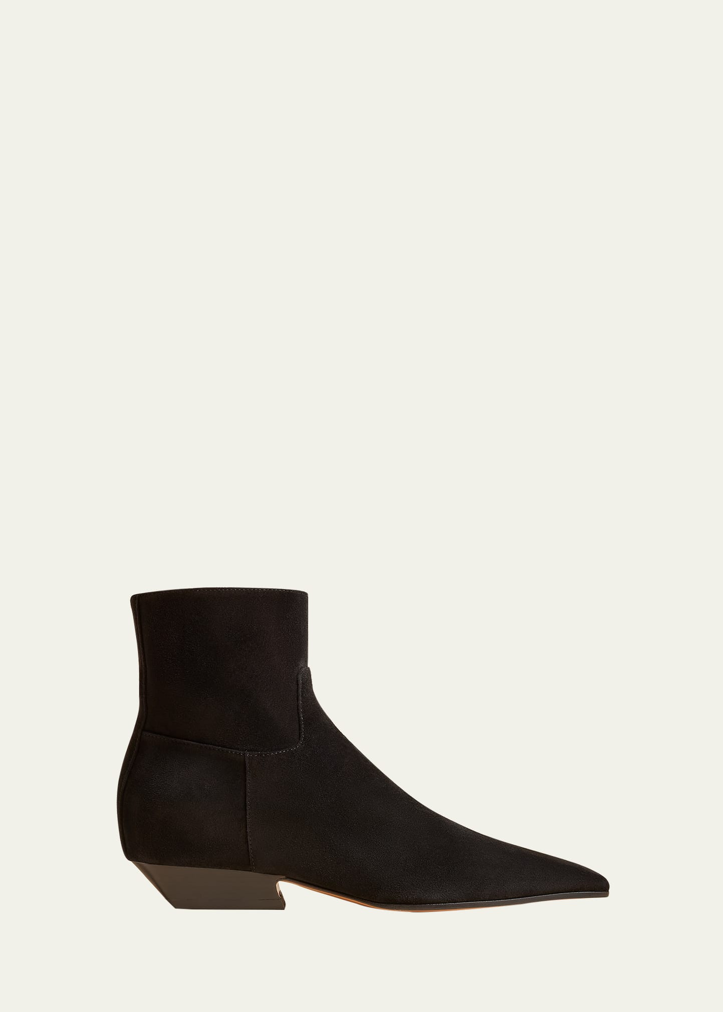 Khaite Marfa Suede Ankle Boots | Bergdorf Goodman