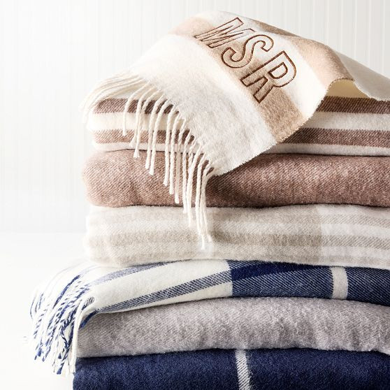 Italian Woven Throw Blanket | Mark and Graham