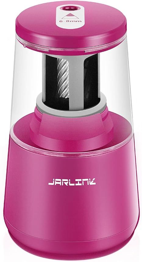 JARLINK Electric Pencil Sharpener, Heavy-Duty Helical Blade to Fast Sharpen, Auto Stop for No.2/C... | Amazon (US)