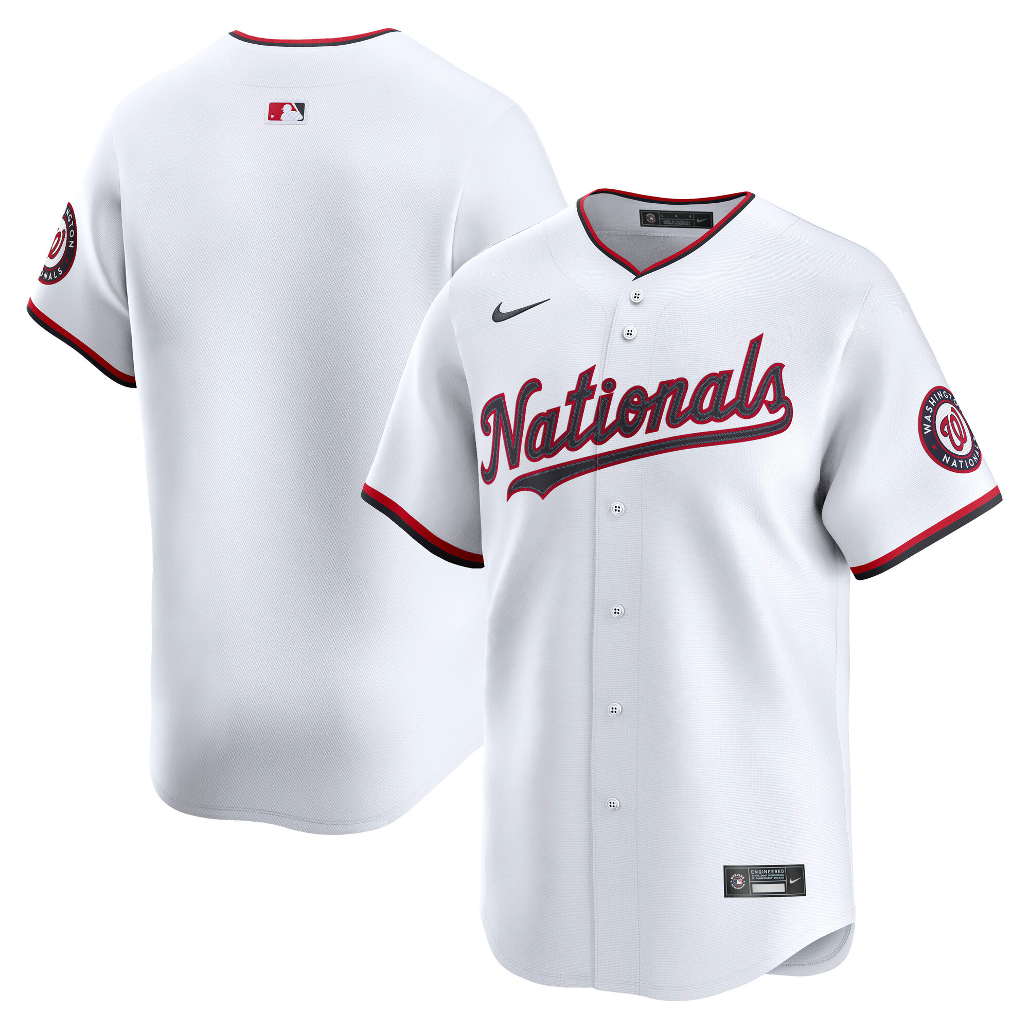 Washington Nationals Nike Home Limited Jersey - White | Fanatics