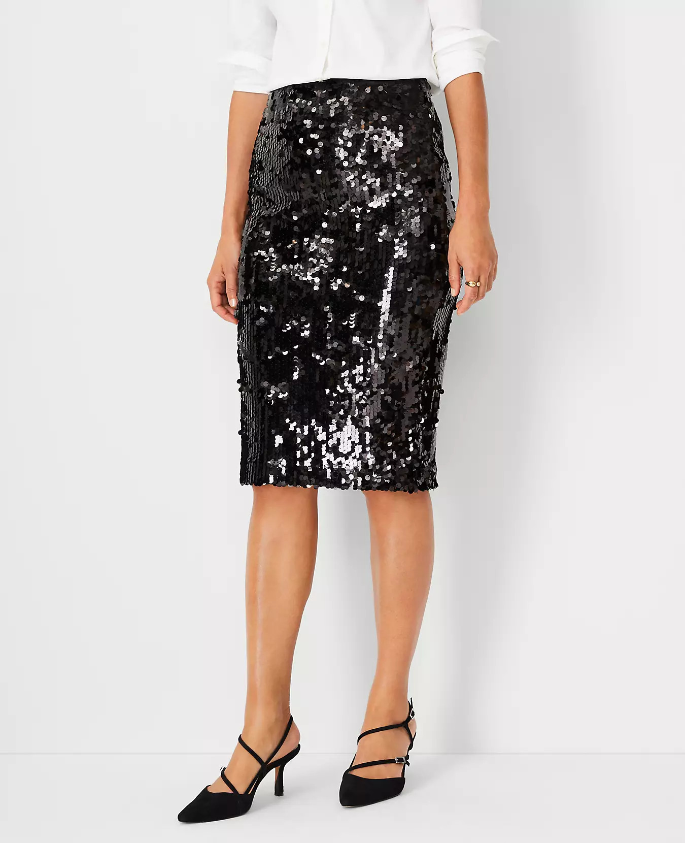 Sequin Pencil Skirt | Ann Taylor (US)