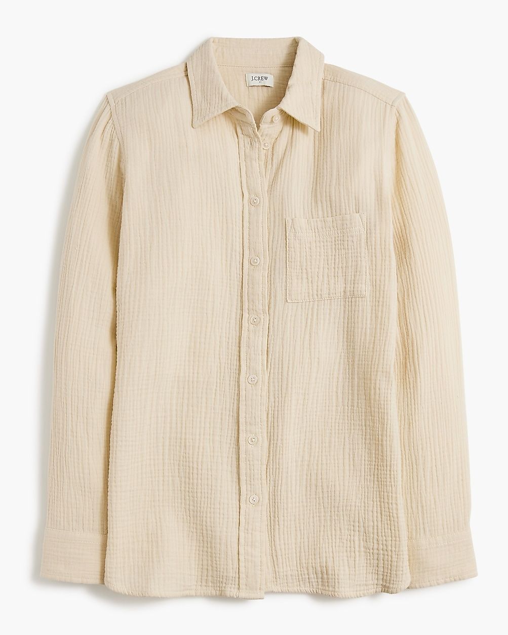 Petite gauze button-up shirt | J.Crew Factory