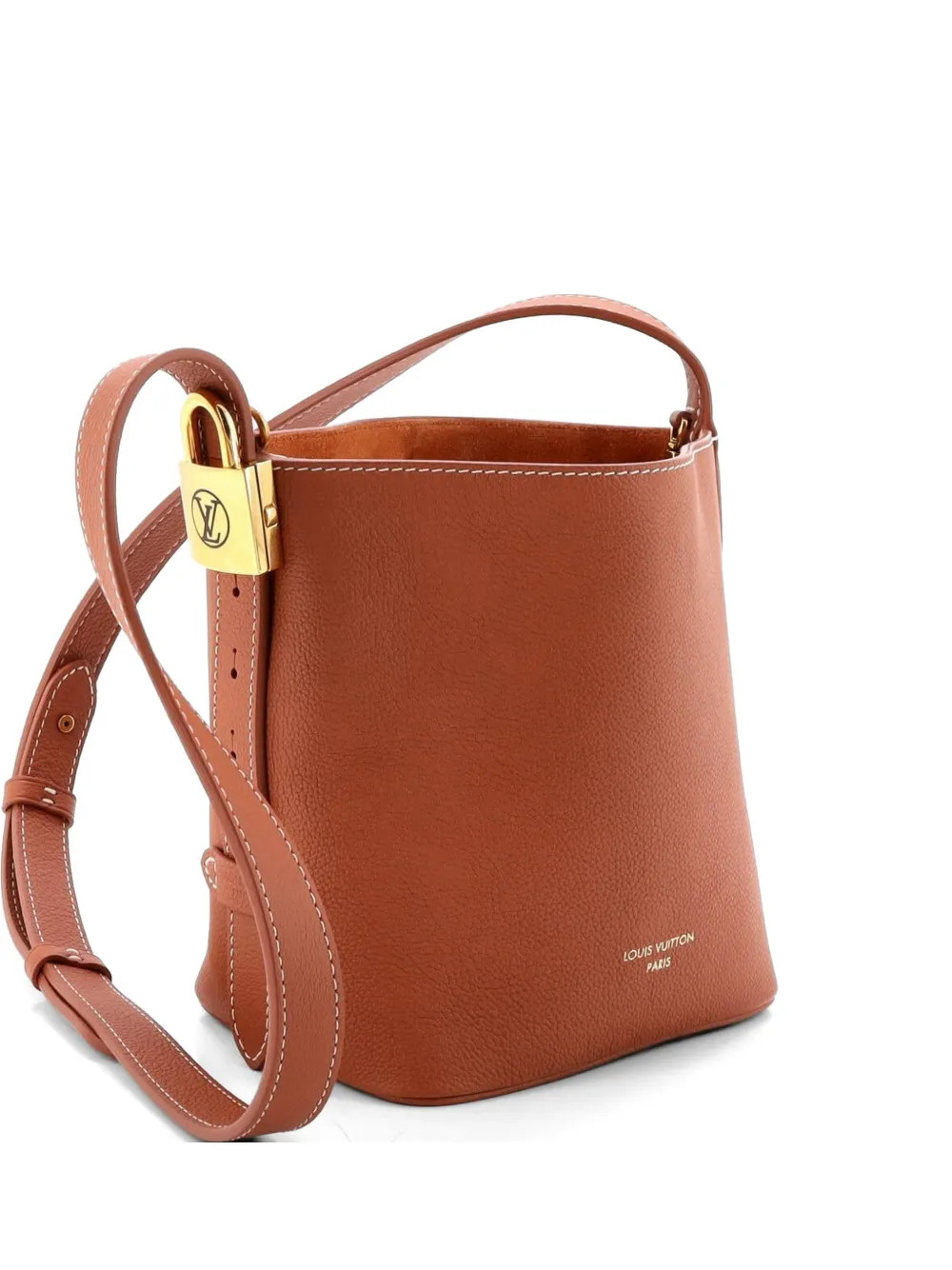 Louis Vuitton Pre-Owned Low Key All In Leather BB Hobo Bag | Brown | FARFETCH | Farfetch Global