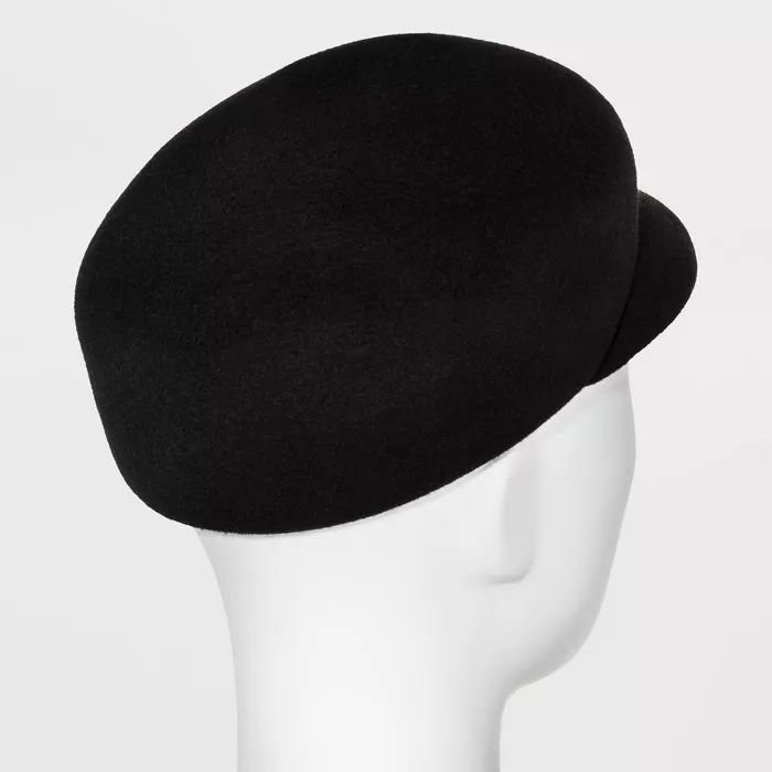 Women's Chain Detail Captain Hat - A New Day™ Black One Size | Target