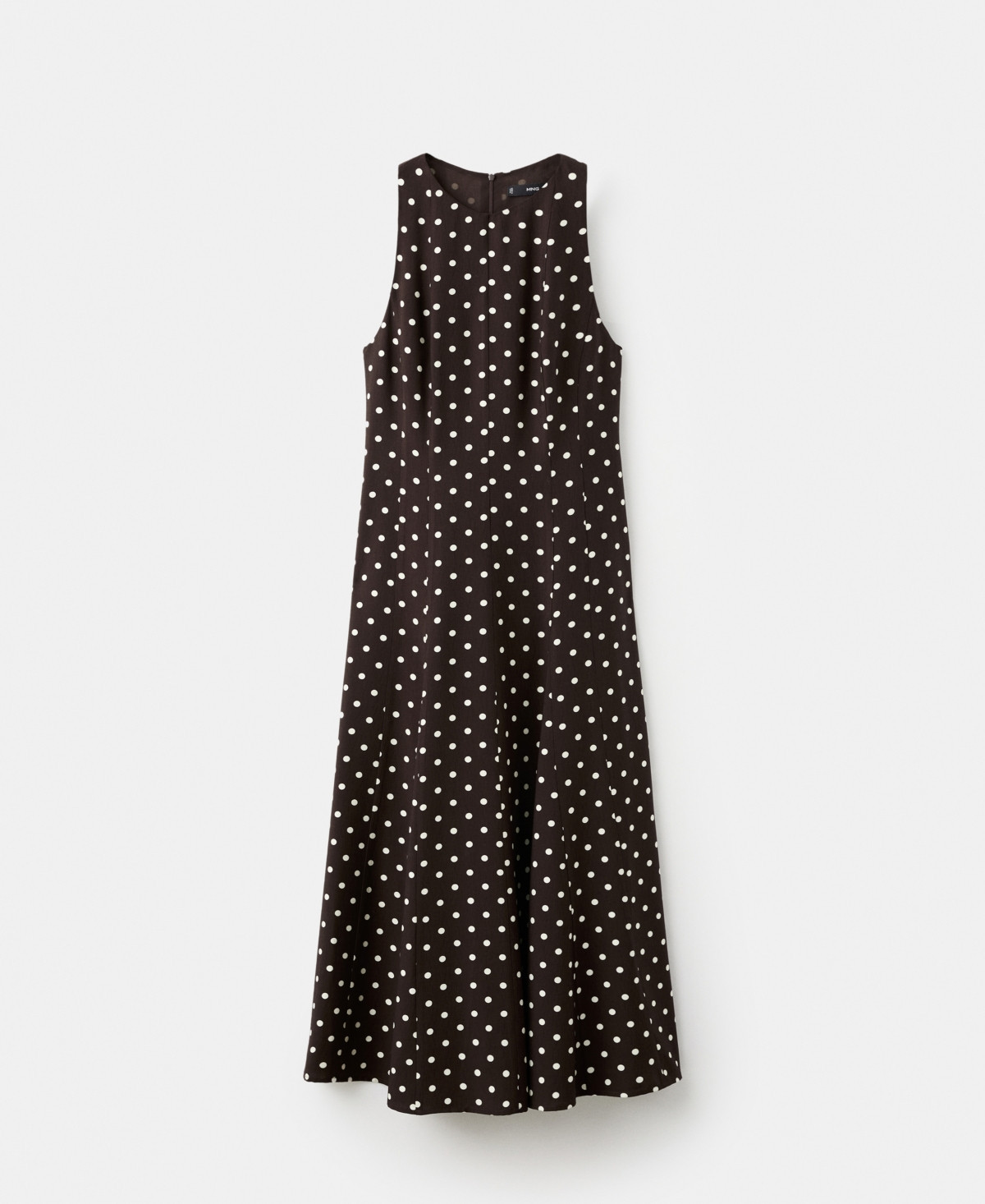 Mango Women's A-Line Polka-Dot Dress - Chocolate | Macy's