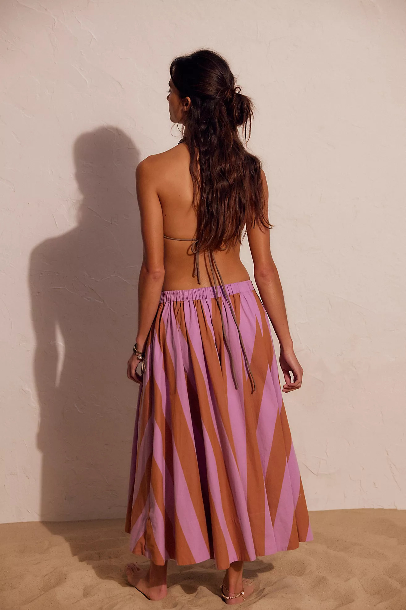 Lowen Striped Midi Skirt | Free People (Global - UK&FR Excluded)