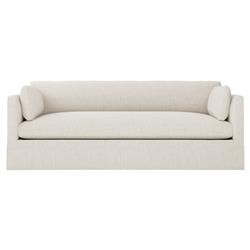 Madeline Sea Salt Performance Slipcovered Sofa - 90" | Kathy Kuo Home