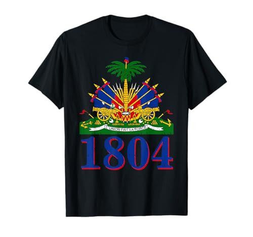 1804 | Cute Haiti Year Of Independence Gift T-Shirt | Amazon (US)
