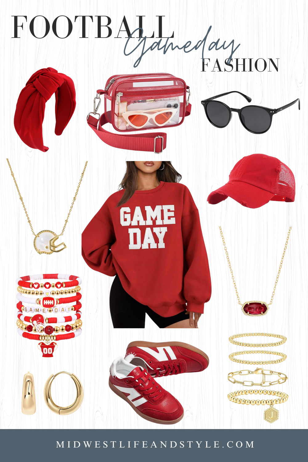 Cheer on your team for game day with these red and white football tailgate outfit ideas.  

 #LTKSeasonal #LTKStyleTip