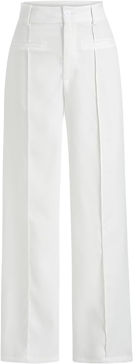 CIDER Solid Stitch Straight Leg Trousers | Amazon (US)