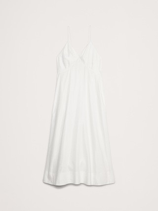 Viscose-Linen Maxi Dress | Banana Republic (US)