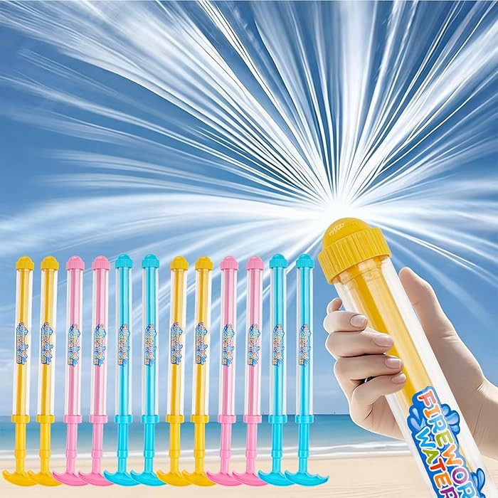 12Pack Creativity Fireworks Water Gun, Sprays Water Like Fireworks, Squirt Gun for Kids, Bulk Samll Water Blaster Summer Pool, Backyard, Beach, Birthday Party Outdoor Game Toys | Amazon (US)