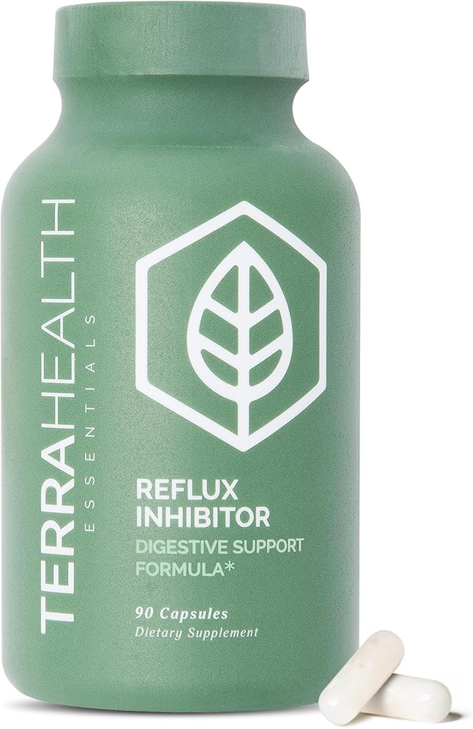 Terra Health Essentials Reflux Inhibitor - Daily Digestive Support Supplement for Efficient Diges... | Amazon (US)
