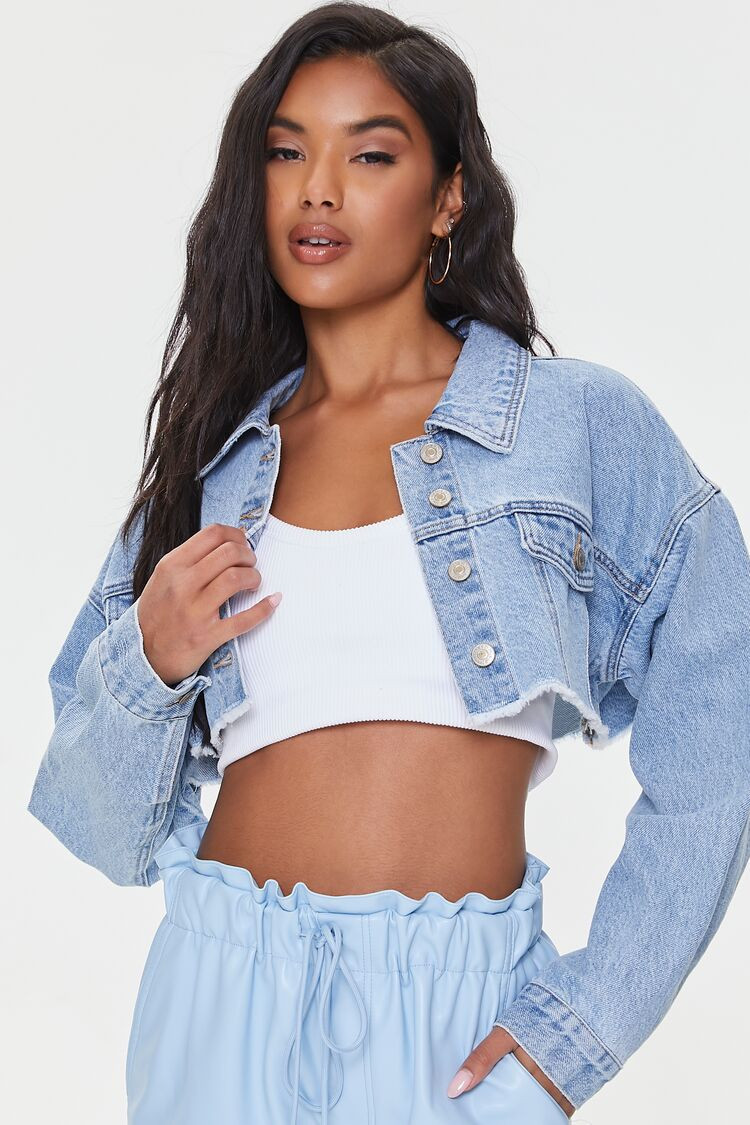 Super Cropped Denim Jacket | Forever 21 (US)