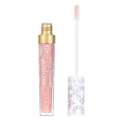 Pacifica Crystal Punk Holographic Mineral Lip Gloss - 0.14oz | Target