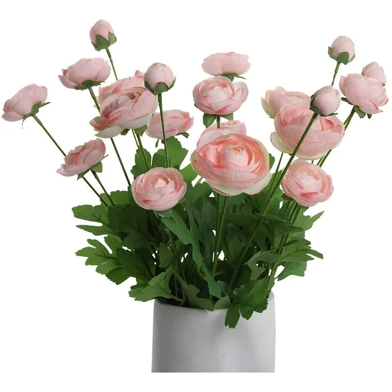 5 Pack Artificial Silk Flowers Persian Ranunculus Suitable for Core Decorations,Weddings,Homes,Ar... | Walmart (US)