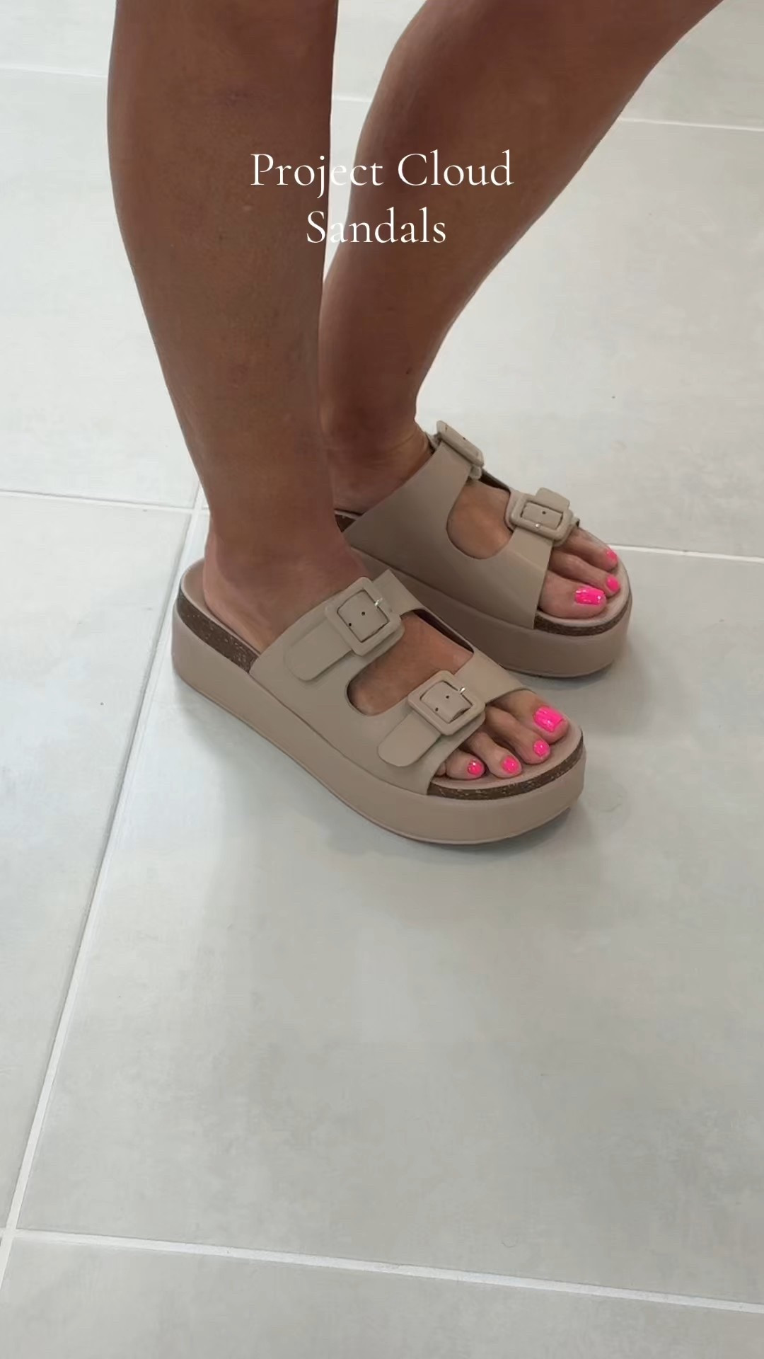 These shoes will quickly become your favorite.  They are comfortable, stylish and super cute.  #projectcloud #sandals 

#LTKOver40 #LTKSaleAlert